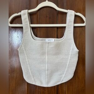 Aritzia Babaton Bra Top Waffle Knit